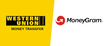 Western union and Money gram